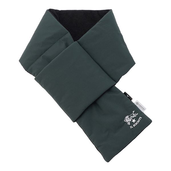 【IL BISONTE／吸湿発熱】WINDSTOPPER プロダクト ブレスサーモ パデットマフラー