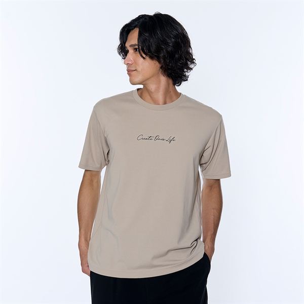 リサイクルポリグラフィックプリントTシャツ
