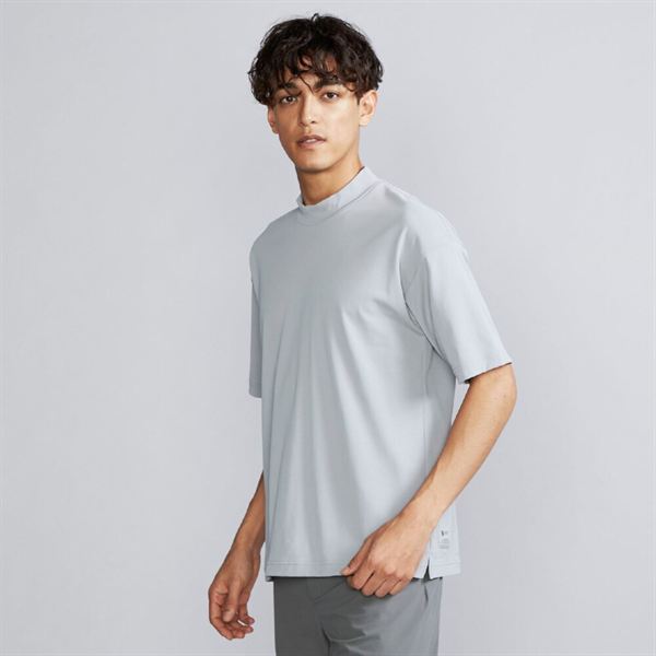 アンチスウェット モックネックTシャツ