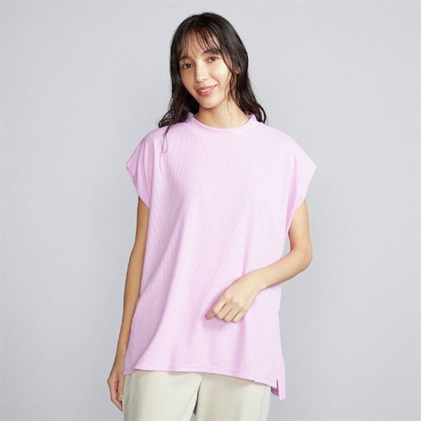 【汗処理／通気】ドライエアロフローアクティブフレンチスリーブTシャツ