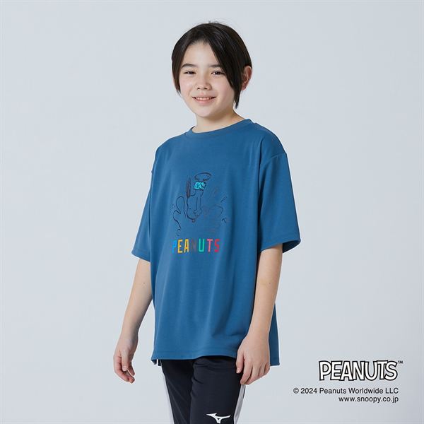 【PEANUTS】リサイクルポリエステルTシャツ