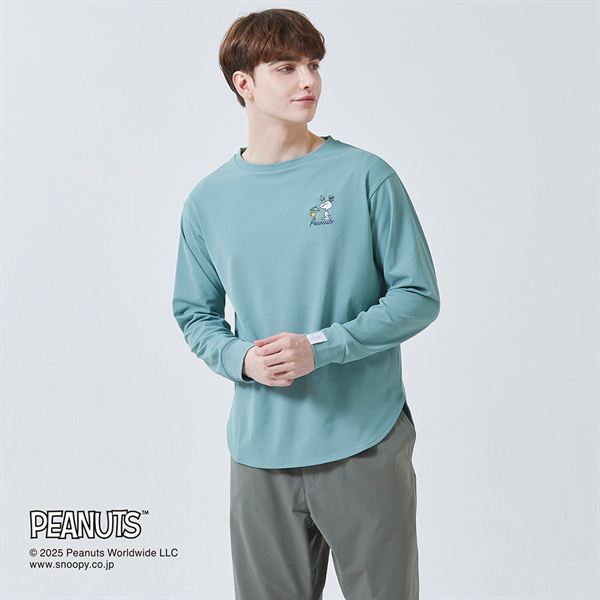 【PEANUTS】アンチスウェット 長袖Tシャツ
