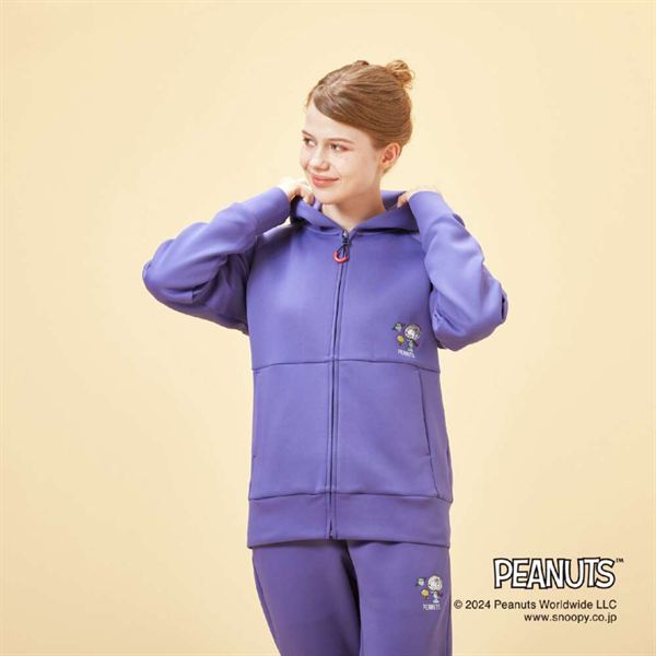【PEANUTS】スウェットフーディフルジップ