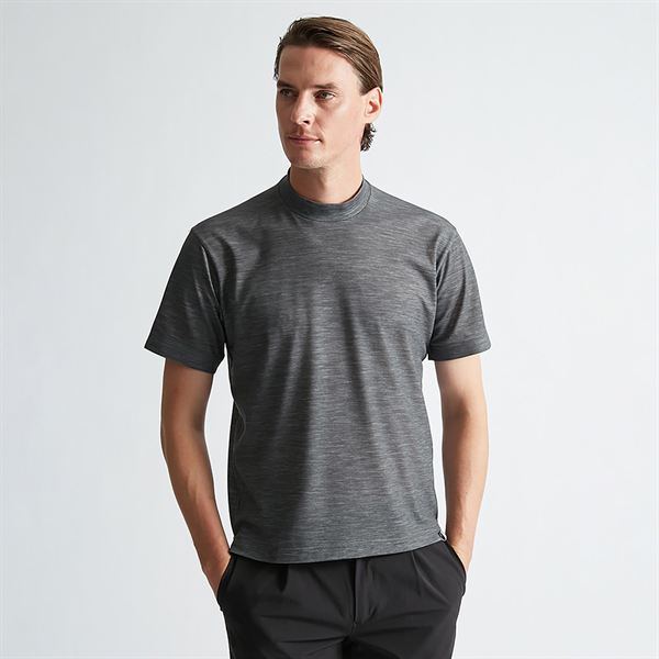 【AOURE】ミズノダイナモーションフィット モックネックTEEショートスリーブ