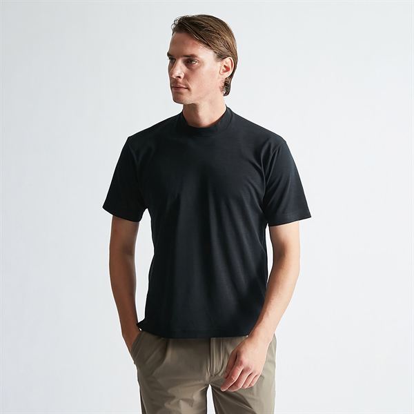 【AOURE】ミズノダイナモーションフィット モックネックTEEショートスリーブ