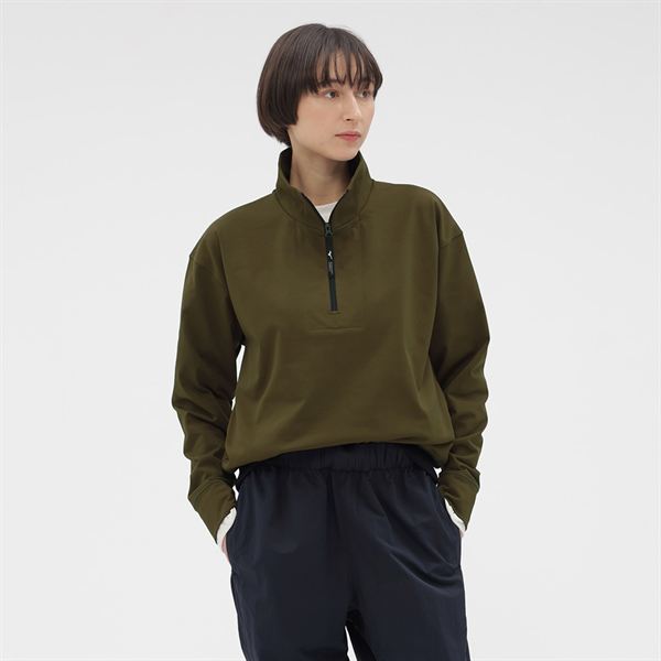 【MARGARET HOWELL】ヘビーオンスZIPシャツ