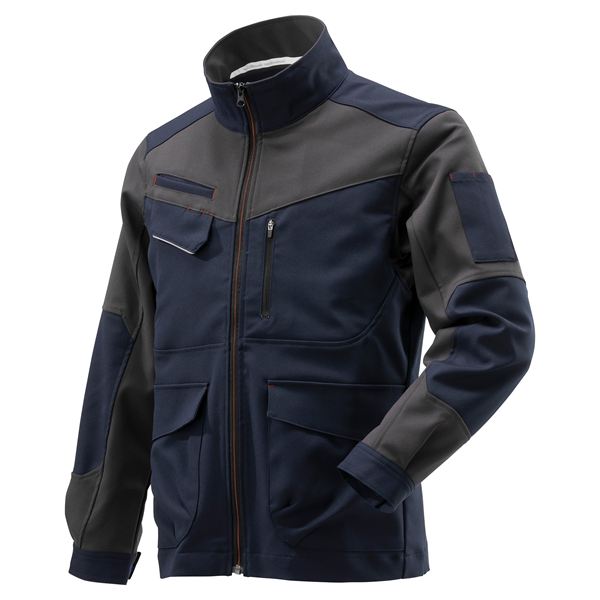 ワークジャケット ストレッチ(大きいサイズ／ネーム刺繍対応／制電)