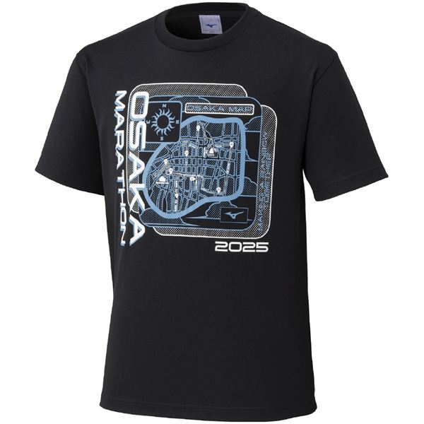 【大阪マラソン2025】大会記念Tシャツ(オーロラ)