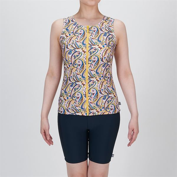 アクアフィットネス用セパレーツ(めくれにくいボタン付／3XL、4XL)