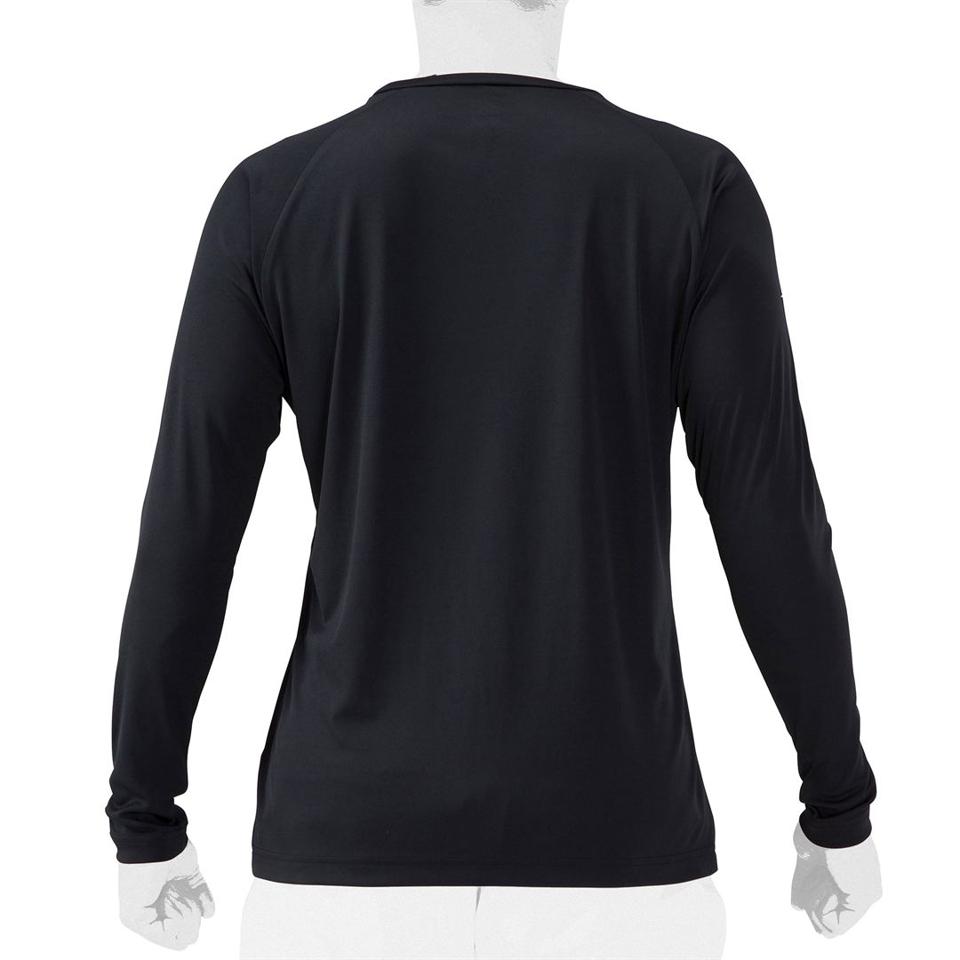 ロングTシャツ(長袖) ブラック XO
