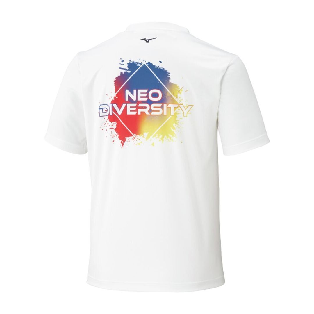 【ミズノ直営限定】ネオダイバーシティ Tシャツ ホワイト 150