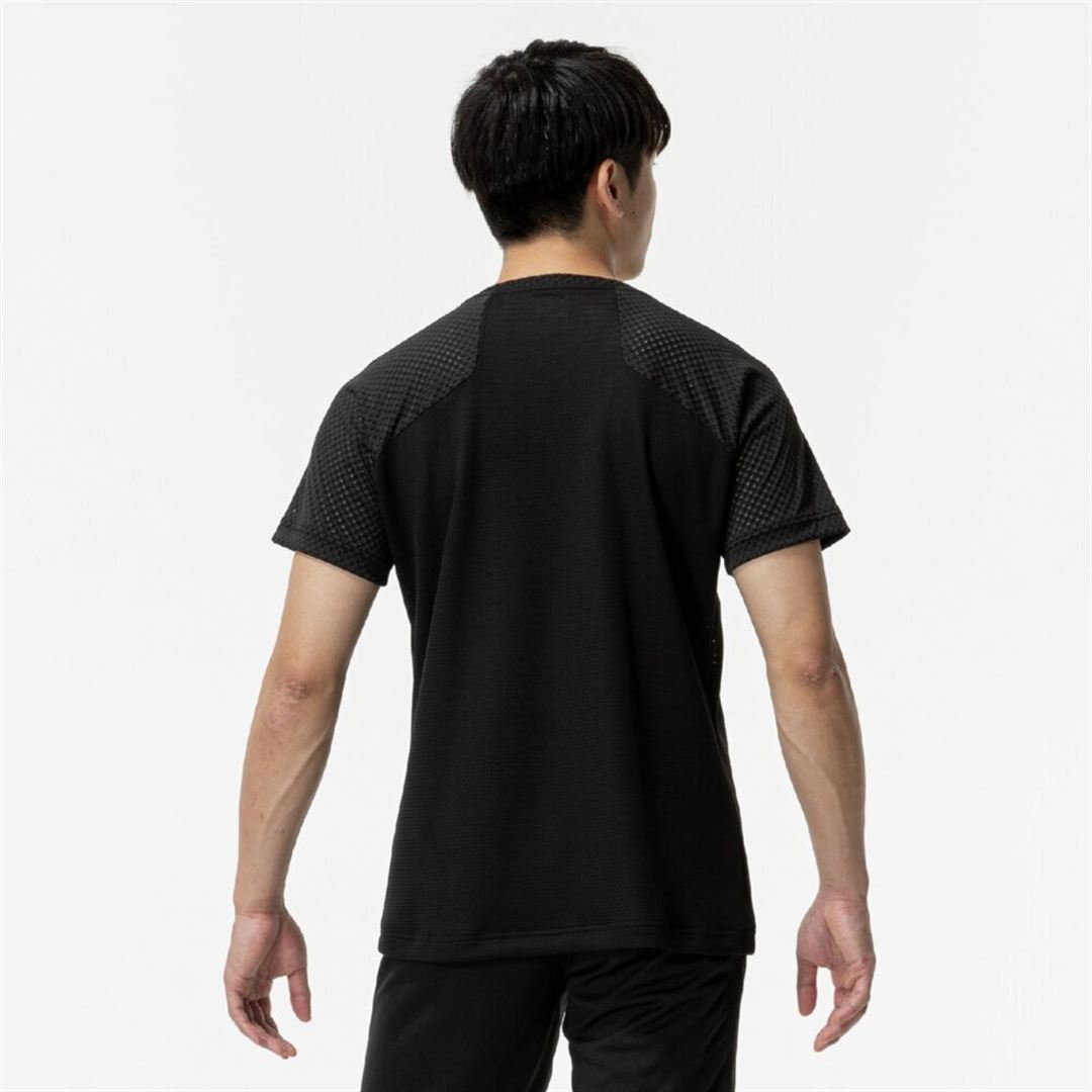 【ミズノ直営限定／ミズノプロ】クーリングTシャツ ブラック S