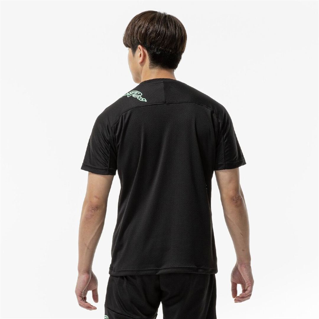 【ミズノプロ／汗処理／通気】KUGEKI RAPID Tシャツ ブラック M