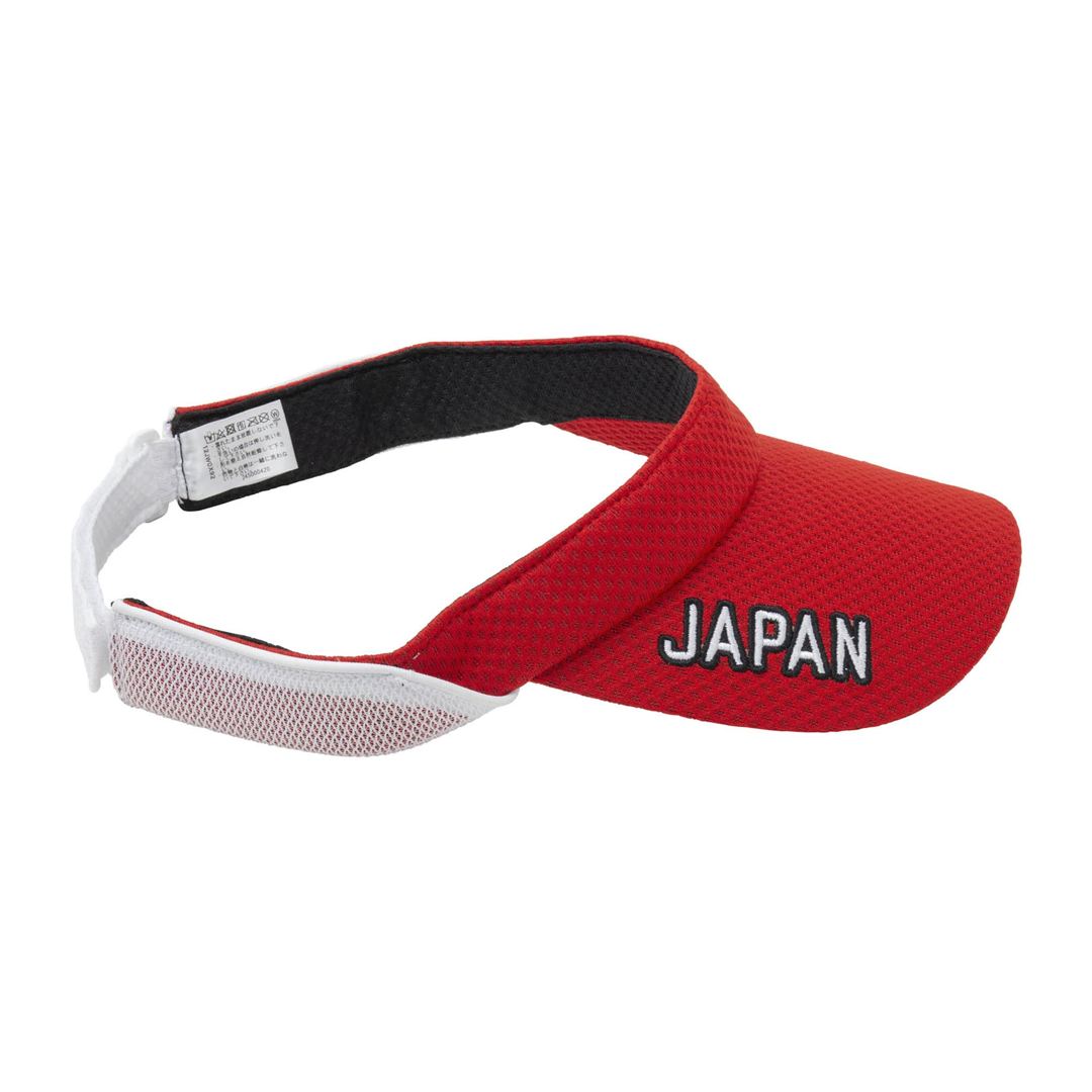SOFT JAPANサンバイザー レッド