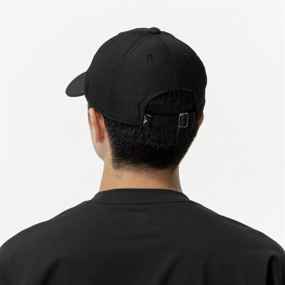 【ミズノ直営限定】ワンポイントロゴ キャップ ブラック