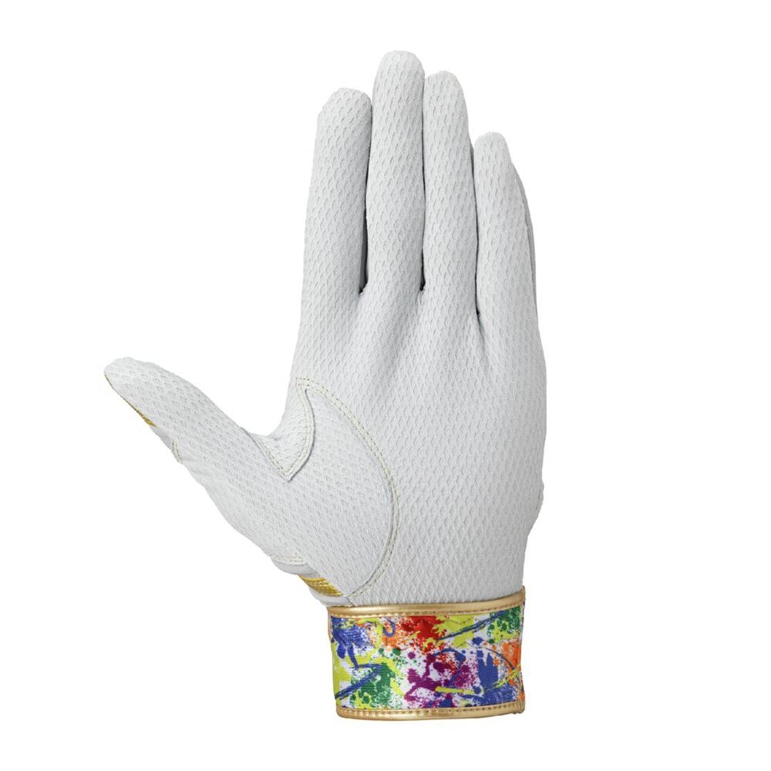 【ミズノ直営限定／ミズノプロ】ネオダイバーシティ シリコンパワーアークDI【両手用】 グレー×ゴールド 25
