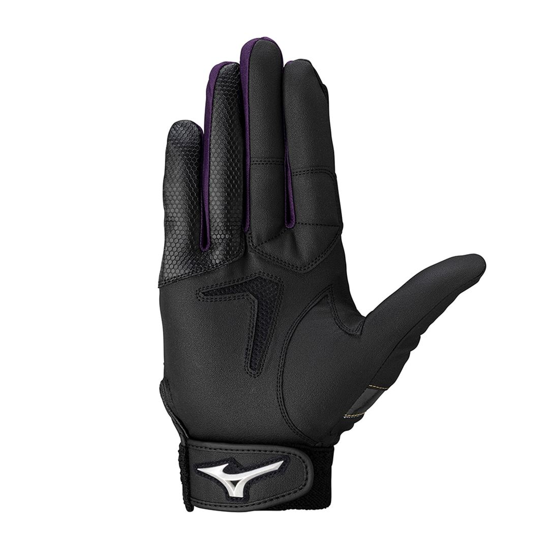 ガチ守備手袋Jr. 26年秋冬限定カラー【右手用】 ブラック×ブラック×パープル JS