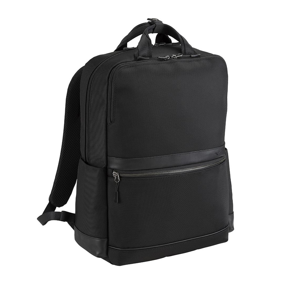 【ミズノ直営限定】グラブレザーバックパック(22L) ブラック
