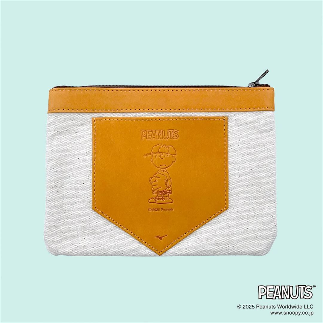 【ミズノ直営限定／PEANUTS】角型ポーチ