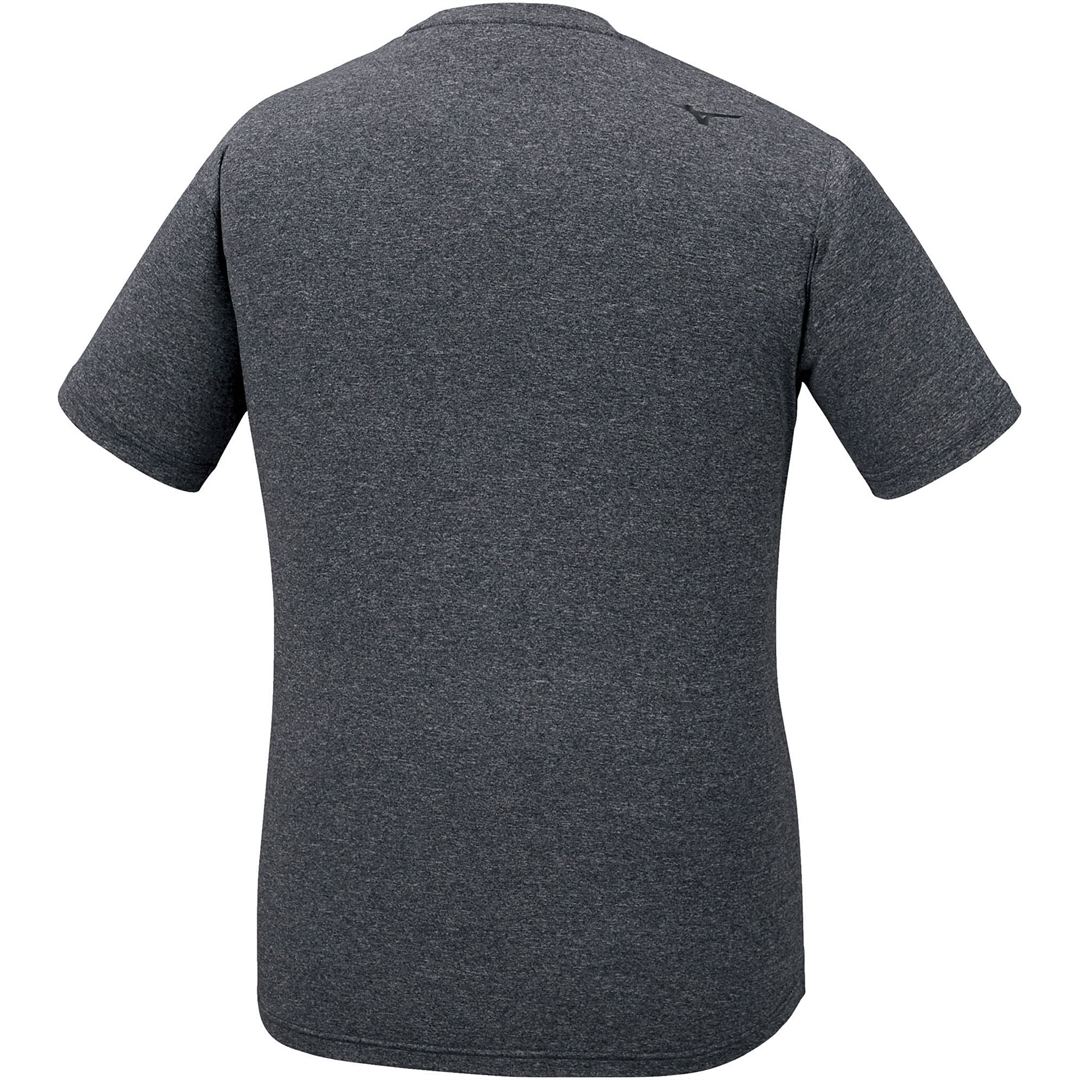 【ミズノ直営限定】半袖Tシャツ グレー杢 XS