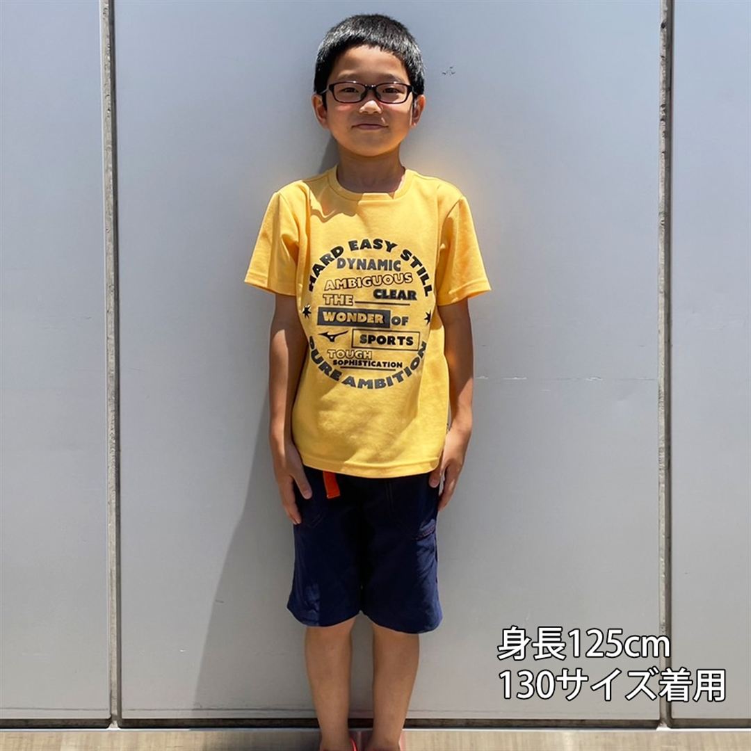 【ミズノ直営限定】グラフィックTシャツ オレンジ 130