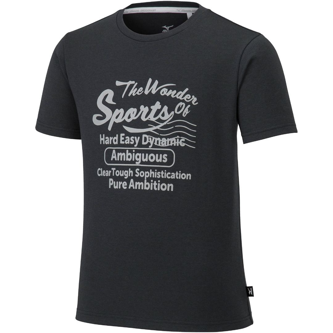 【ミズノ直営限定】グラフィックTシャツ ブラック 120