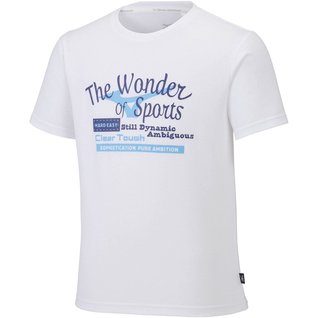 【ミズノ直営限定】グラフィックTシャツ ホワイト 120