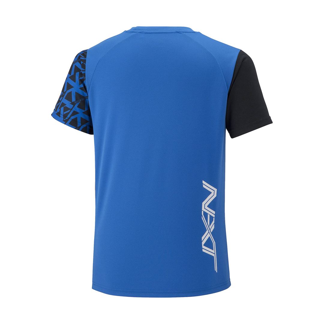 N-XT Tシャツ ピースブルー×ブラック 120