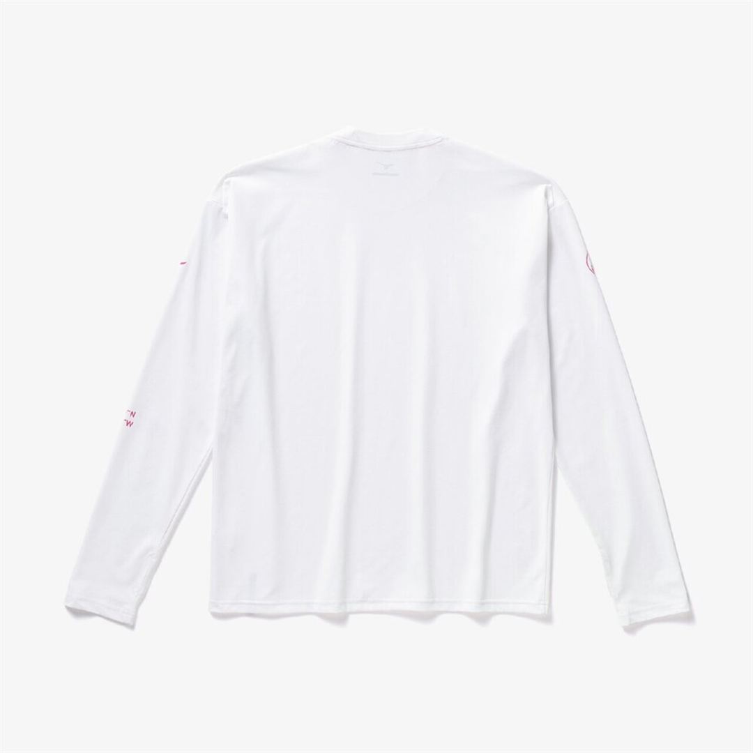 ストレッチソフトドライTシャツ(長袖)(小林陵侑選手コラボモデル) ホワイト S