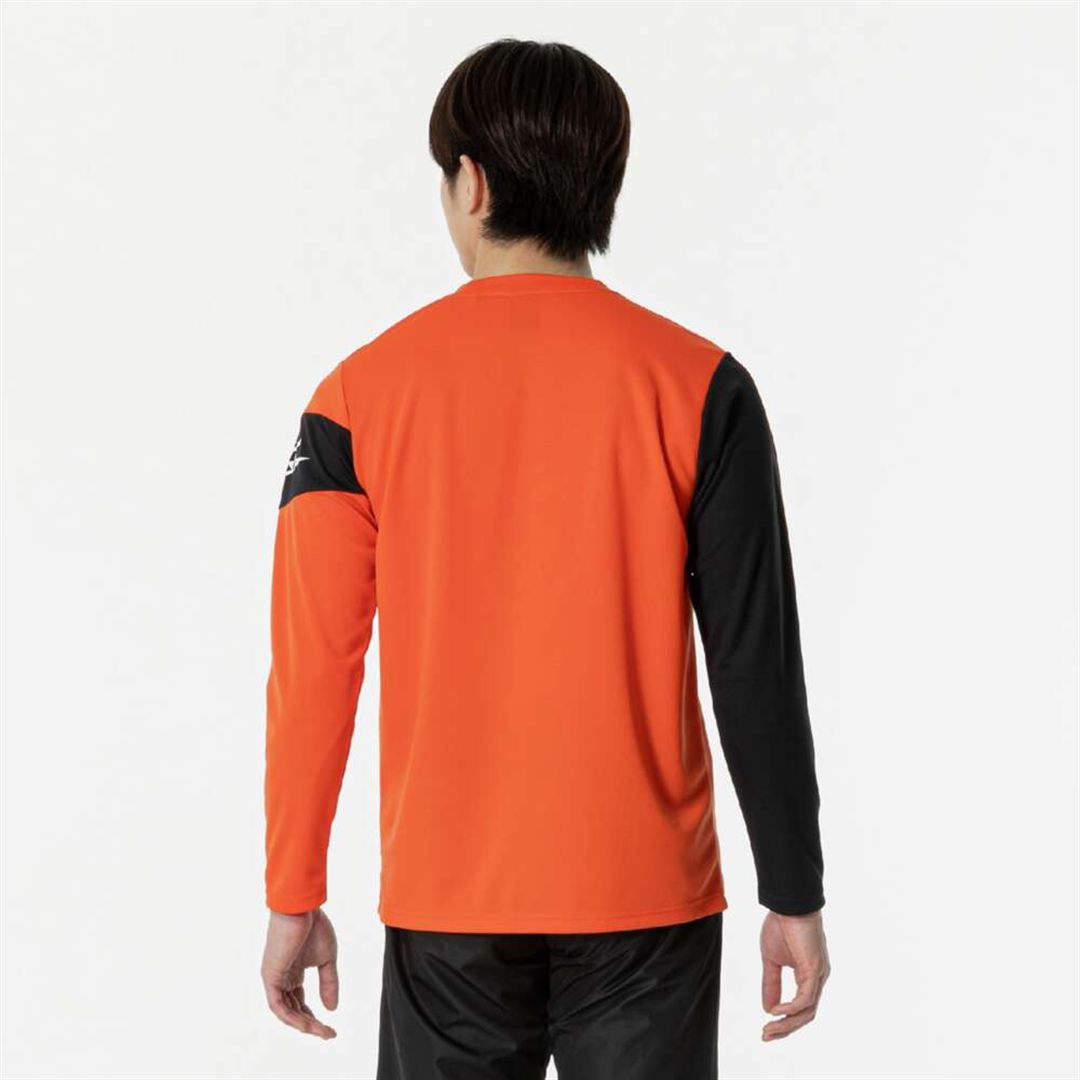 【抗菌防臭／防汚】N-XT Tシャツ(長袖) スパイシーオレンジ S
