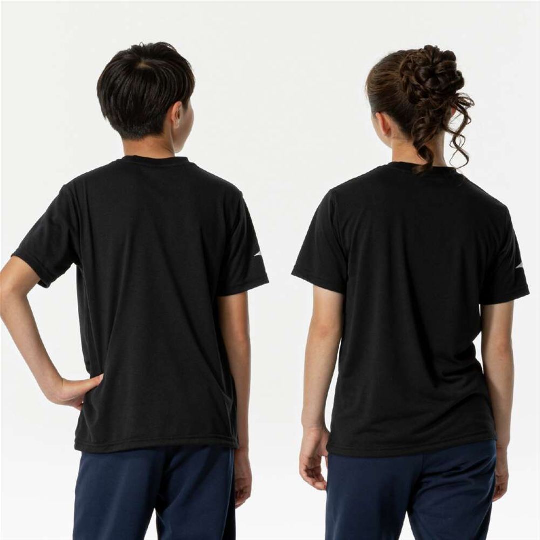 【抗菌防臭／防汚】GACHI Tシャツ ブラック 120