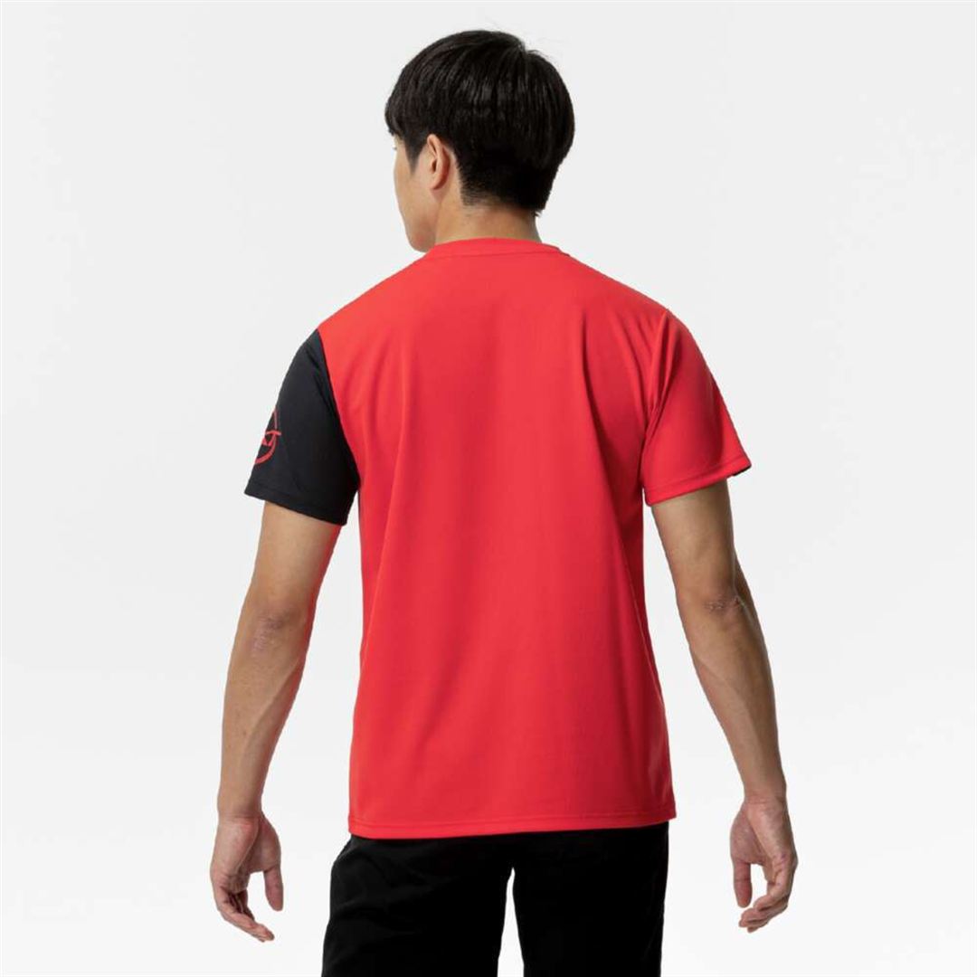 【抗菌防臭／防汚】Tシャツ ポピーレッド S