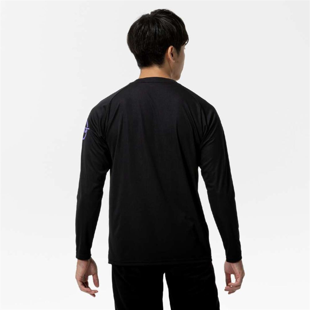 UVカット長袖Tシャツ ブラック S