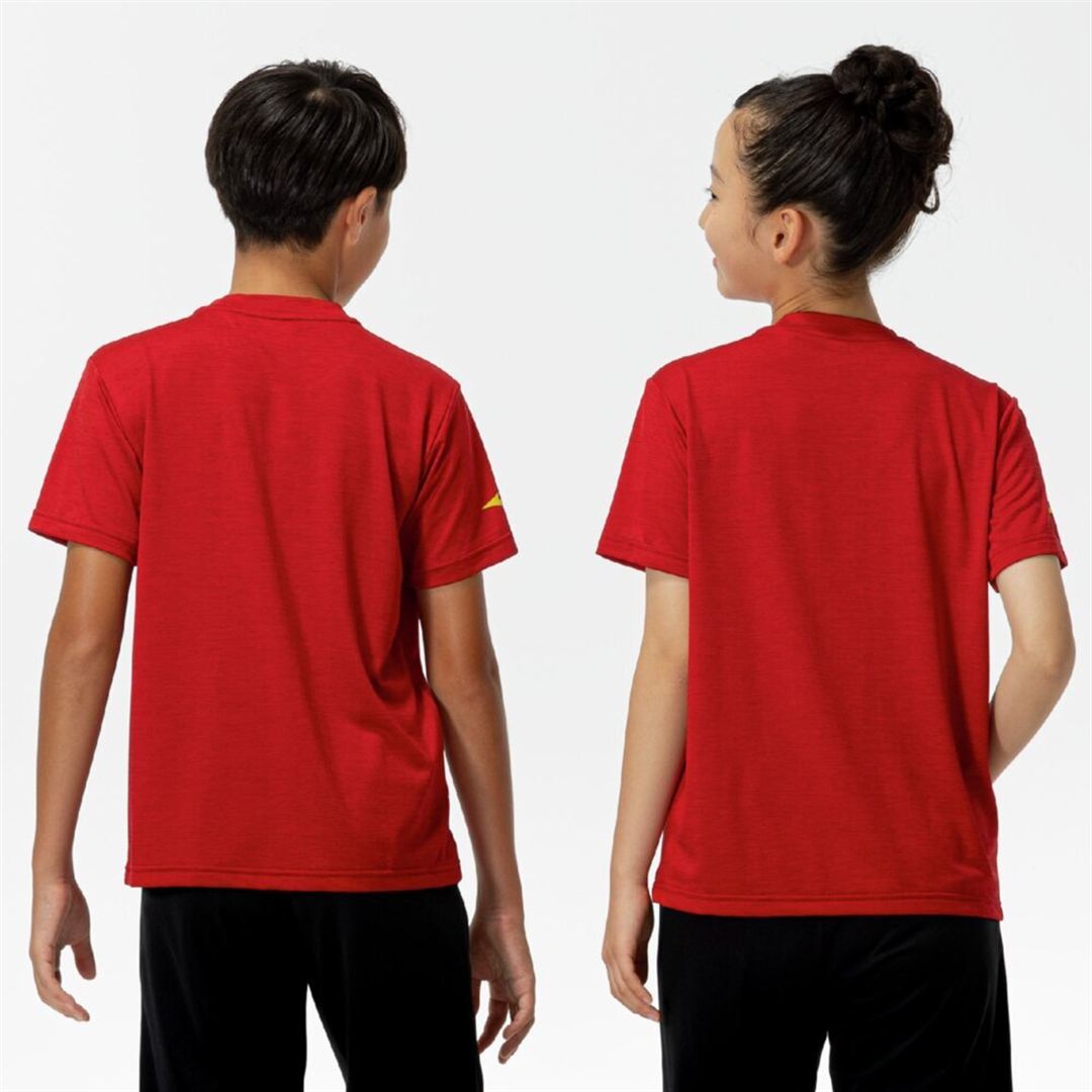 【抗菌防臭／防汚】GACHI Tシャツ ハイリスクレッド 120