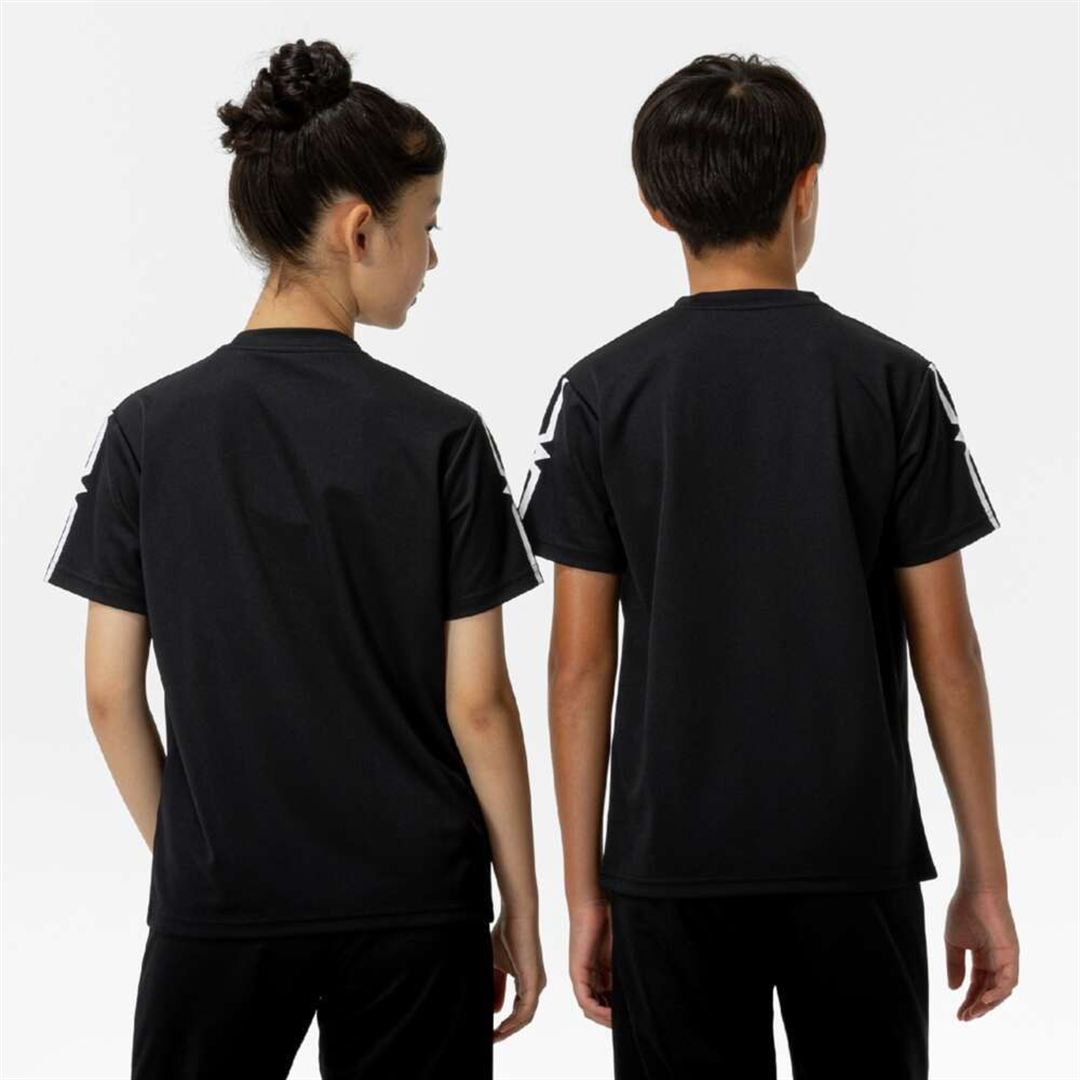 【抗菌防臭／防汚】GACHI Tシャツ ブラック 120