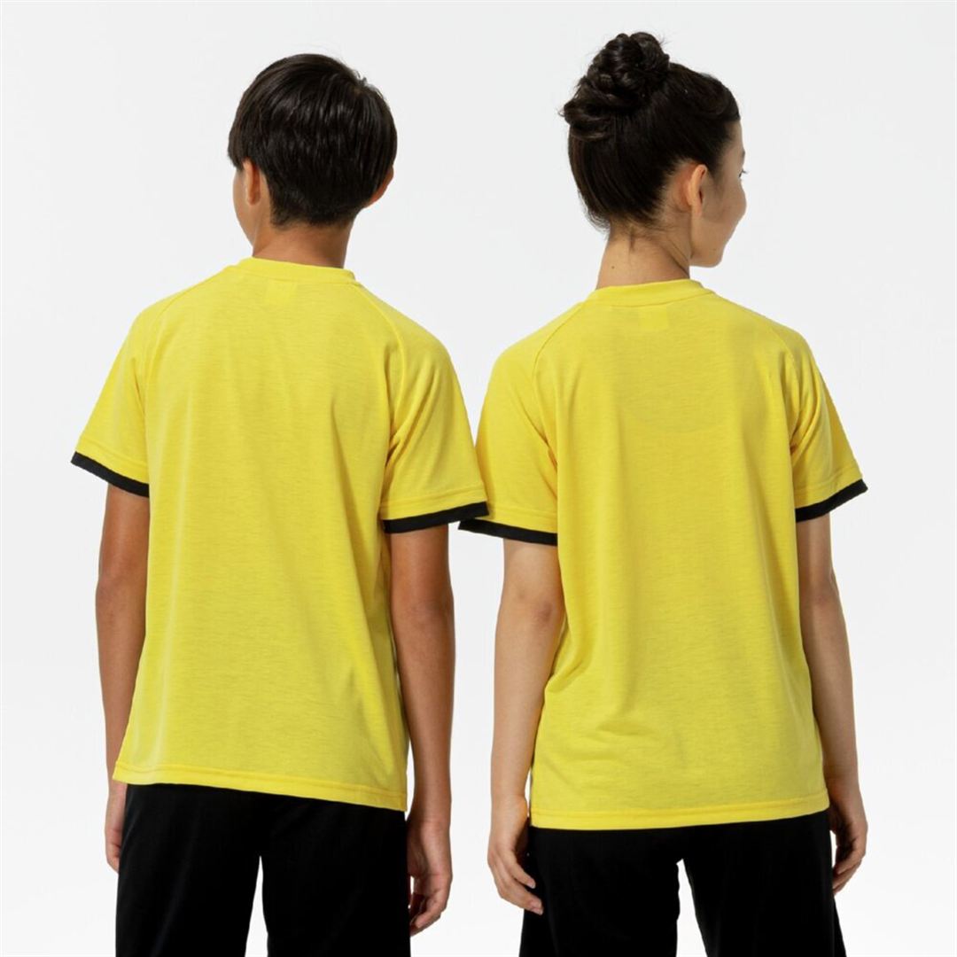 【抗菌防臭／防汚】GACHI Tシャツ サイバーイエロー 120