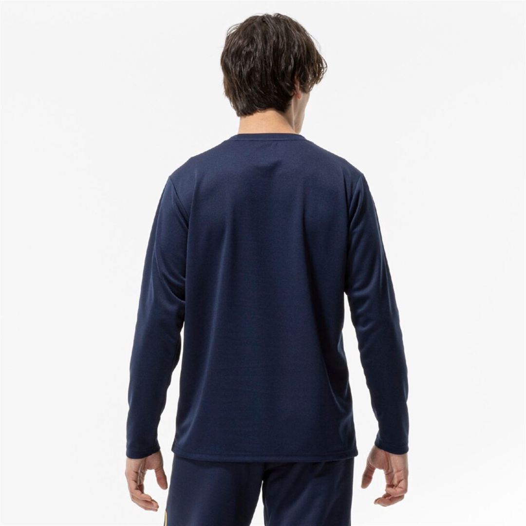【抗菌防臭／防汚 】N-XT Tシャツ(長袖) ドレスネイビー 2XL