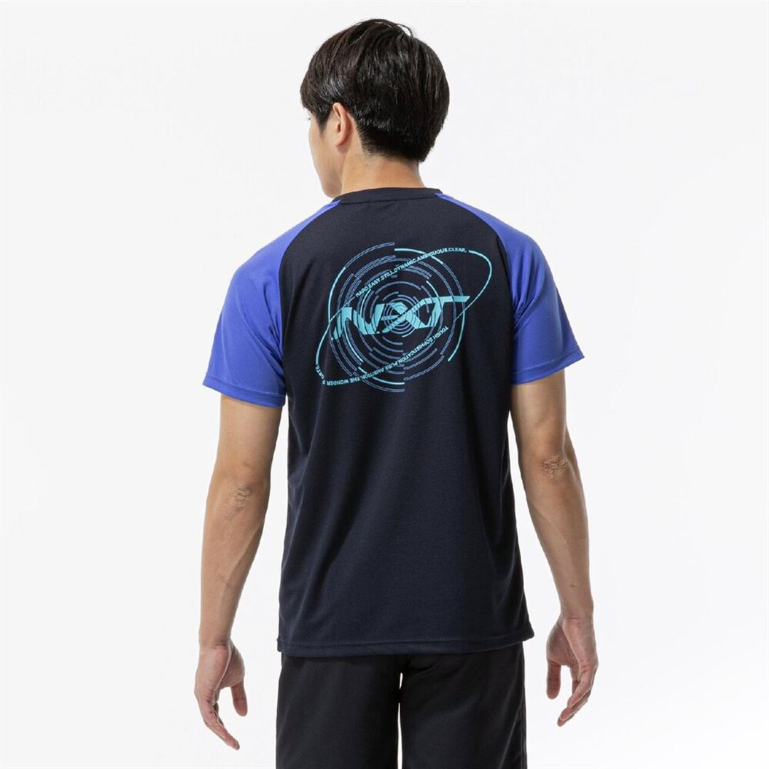 【接触冷感】N-XT アイスタッチTシャツ ディープネイビー XL