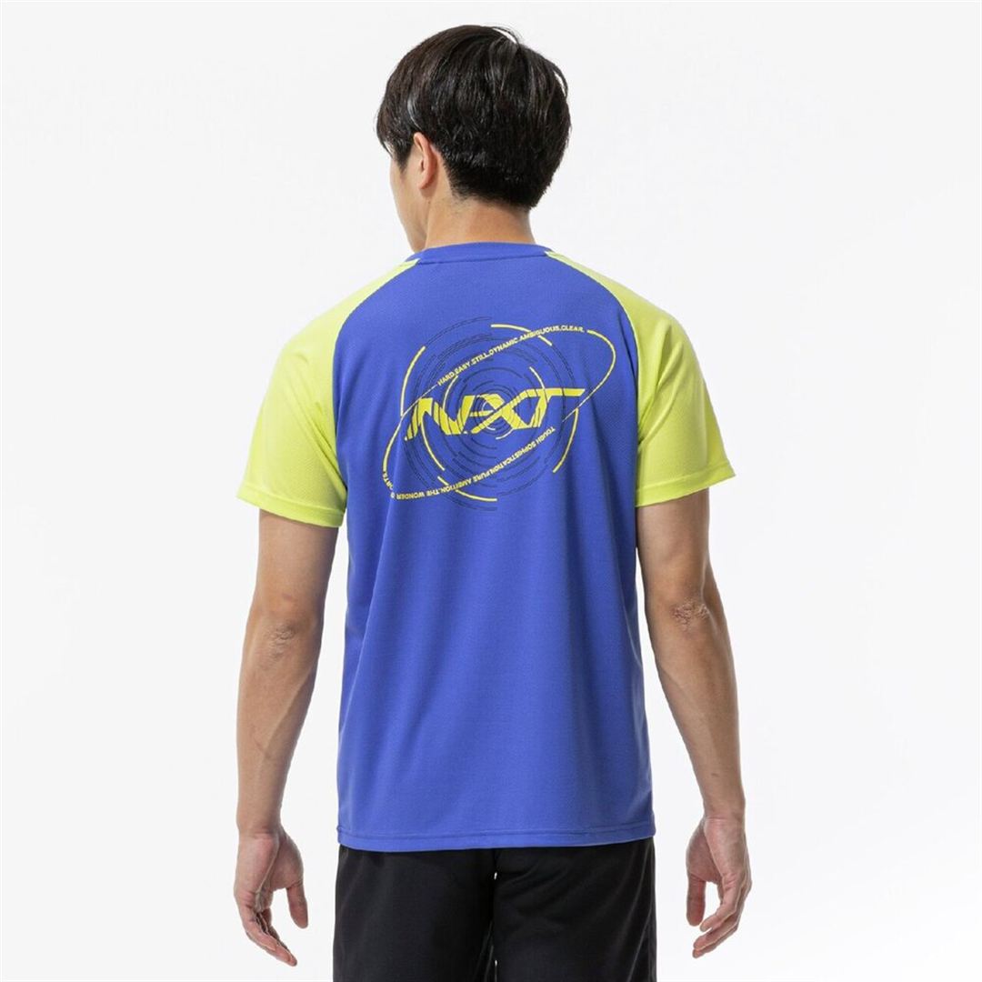 【接触冷感】N-XT アイスタッチTシャツ ダズリングブルー XL