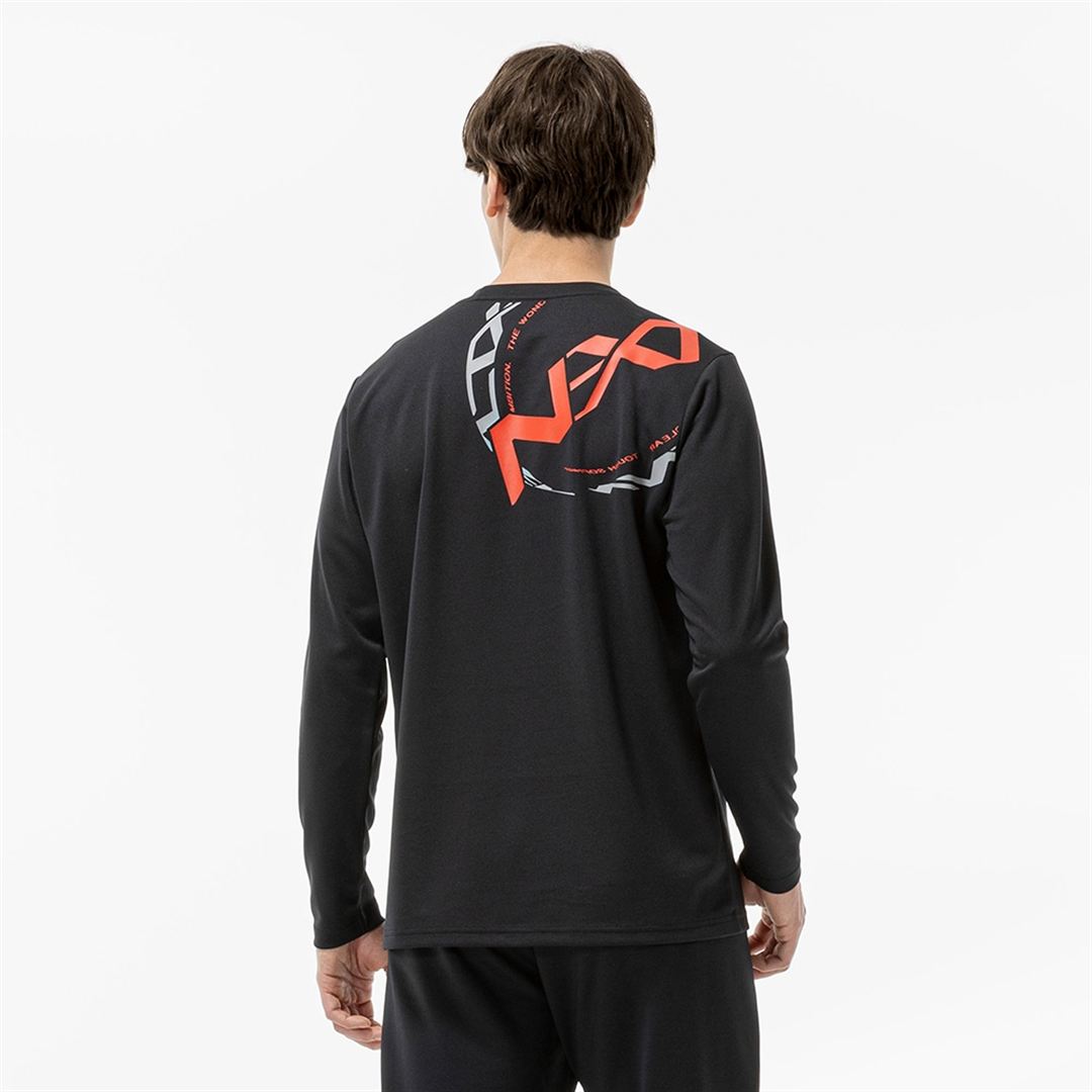 【抗菌防臭／防汚】N-XT Tシャツ(長袖) ブラック XL