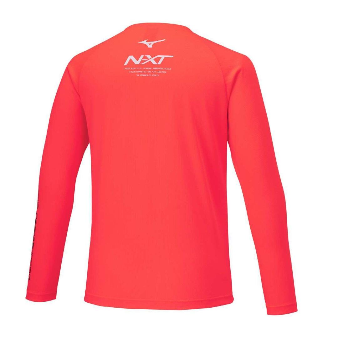 大会記念N-XT 長袖Tシャツ ファイアリーコーラル XS