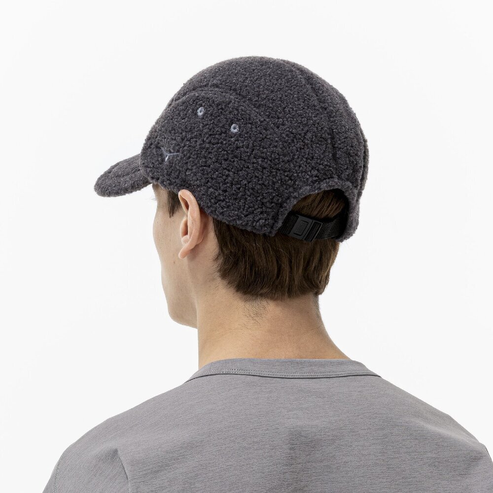 ボアフリースキャップ チャコールグレー 56-60