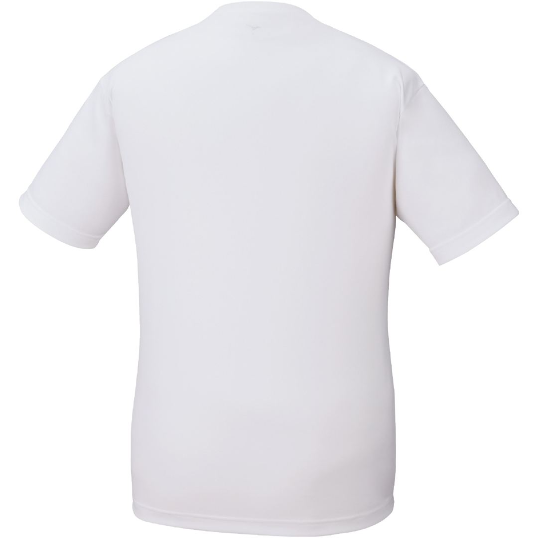 ナビドライTシャツ(半袖／丸首)(大きいサイズ) ホワイト×ブラック 2L