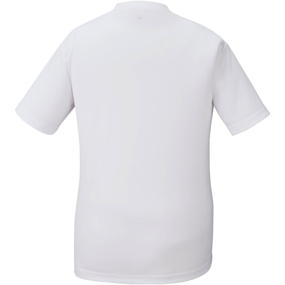 ナビドライTシャツ(半袖／V首)(大きいサイズ) ホワイト×ブラック 2L