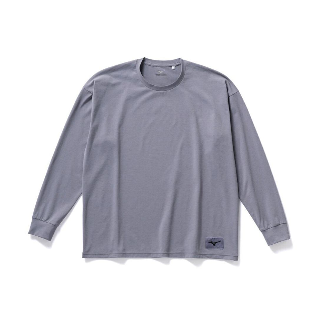 ルーズフィットTシャツ(長袖) ブルーグラナイト XS