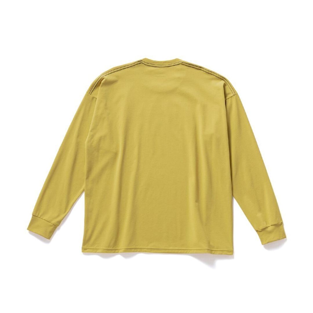 ルーズフィットTシャツ(長袖) ミステッドイエロー XS