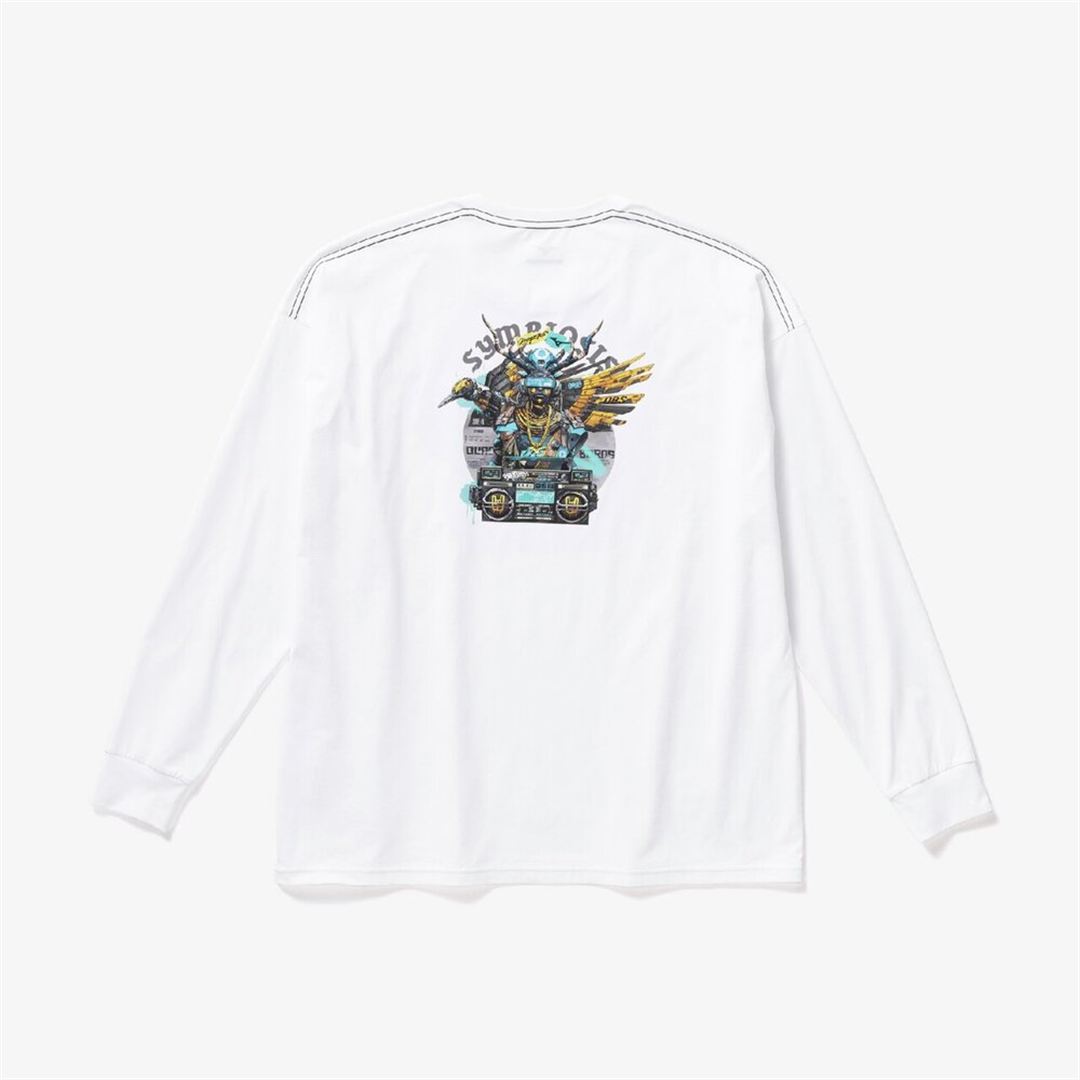 Dragon76ルーズフィットTシャツ(長袖) ホワイト XS