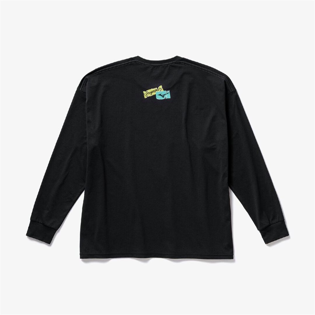 Dragon76ルーズフィットTシャツ(長袖) ブラック XL