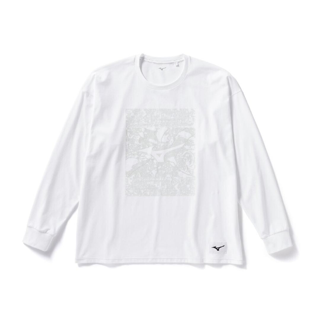 ルーズフィットTシャツ(長袖) ホワイト S