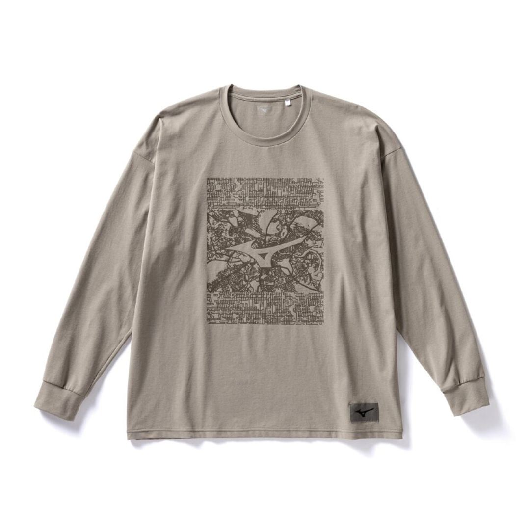 ルーズフィットTシャツ(長袖) ヴィンテージカーキ XL